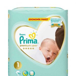 پوشک پریما سایز 1 بسته 70 عددی