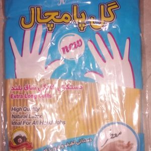 دستکش ساق کوتاه گل پامچال سایز متوسط